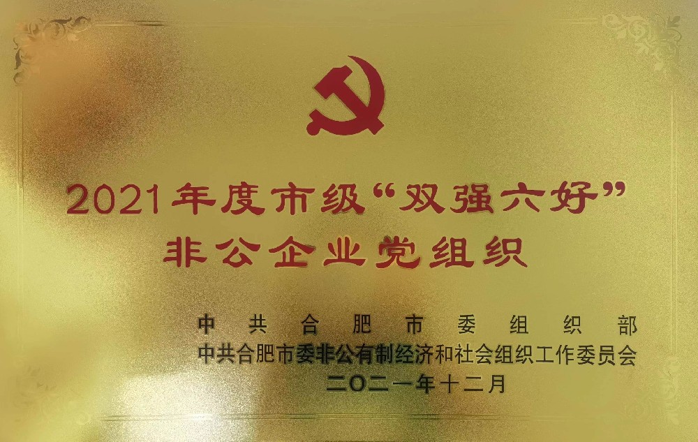 市級“雙強六好”非公企業(yè)黨組織
